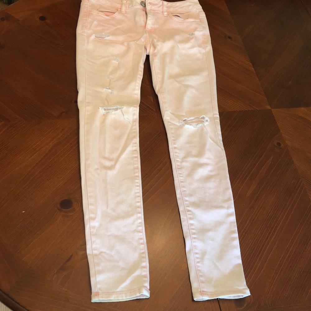 American Eagle Pink Jeggings